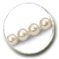 Collar Perlas de Akoya 40 cm,8-8.5 mm,blancas AAA