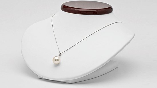 Colgante ROMA con perla australiana blanca 12-13 mm AAA