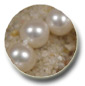 Pulsera Perlas de Agua Dulce, 18 cm, 6-7 mm, blancas, AA+