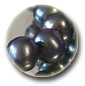 Aderezo 3 Joyas de perlas Agua Dulce 6-7 mm negras AAA