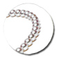 Collar Perlas de Akoya Hanadama 45 cm 7-7.5 mm, blancas